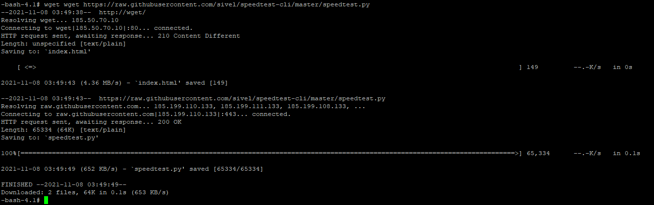 Linux Sunucu İnternet Hızı Ölçme 1 Linux Sunucu İnternet Hızı Ölçme